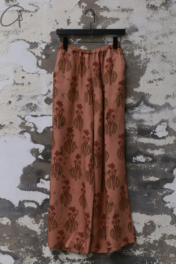 Mutedance 25 Spring/Summer Silk Linen Loose Trousers Series MD-MD25SS79-ROSE MD25SS77